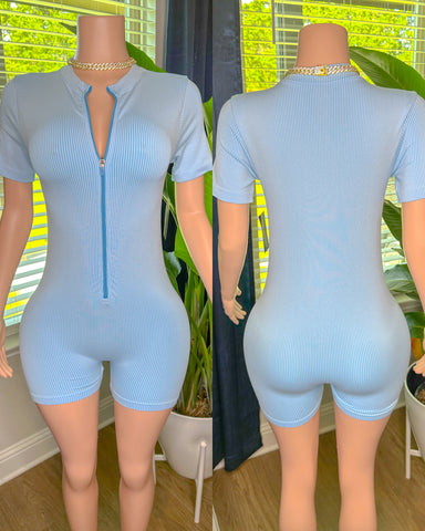 Sky Blue Romper